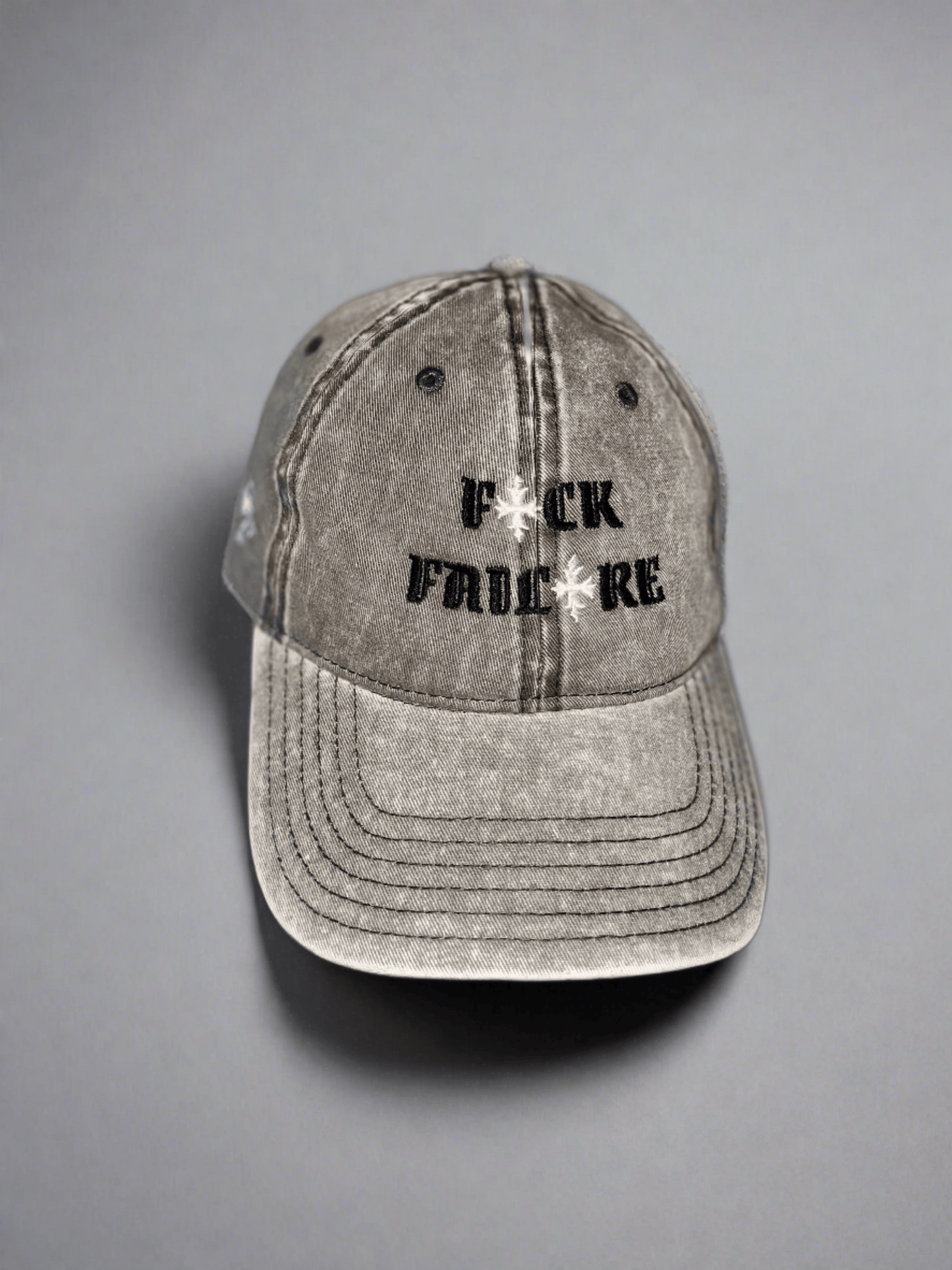 GRAY WASHED F*CK FAILURE HAT