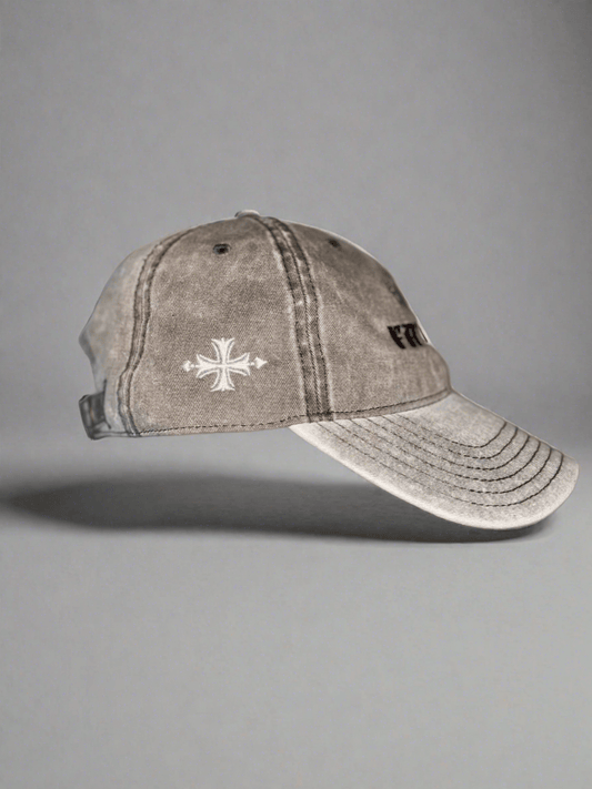 GRAY WASHED F*CK FAILURE HAT